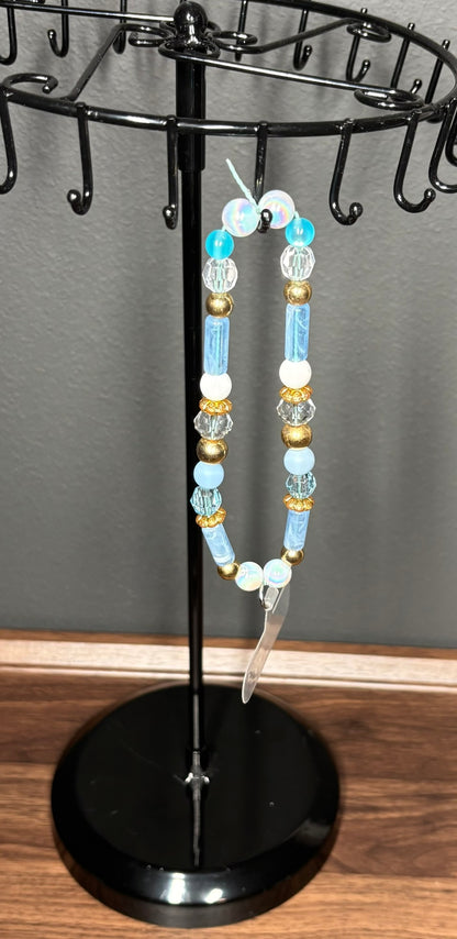 Light Blue Wristlet