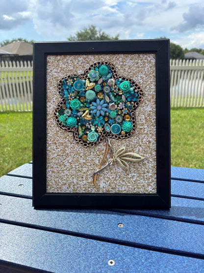 Teal Flower